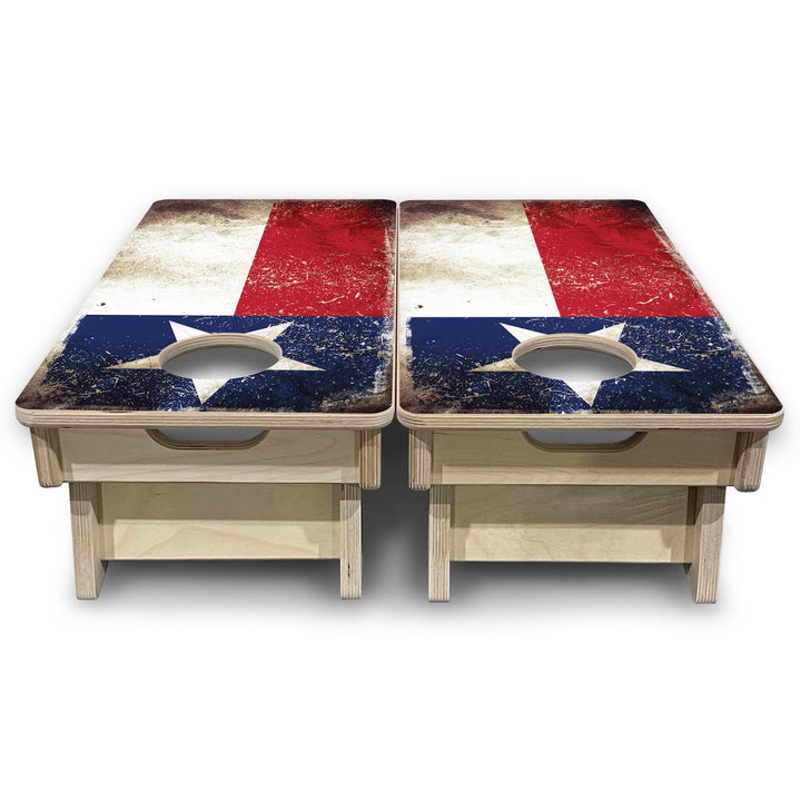 Texas Distressed Flag - Mini or Vacation Size Cornhole Boards