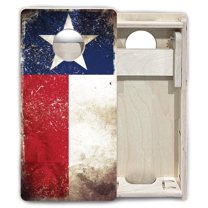 Texas Distressed Flag - Mini or Vacation Size Cornhole Boards