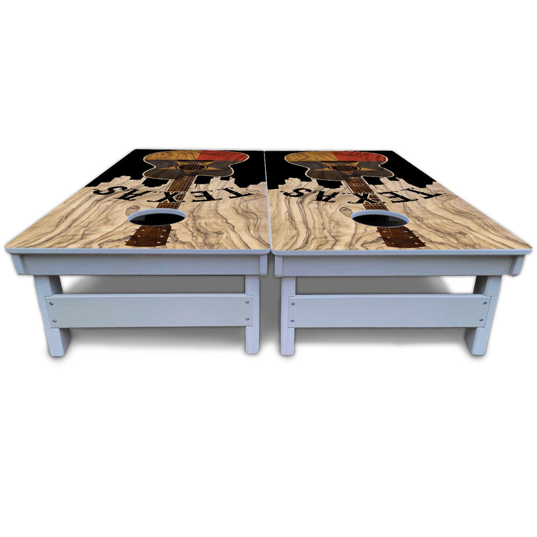 Texas Guitar Cornhole Boards - All Weather Series