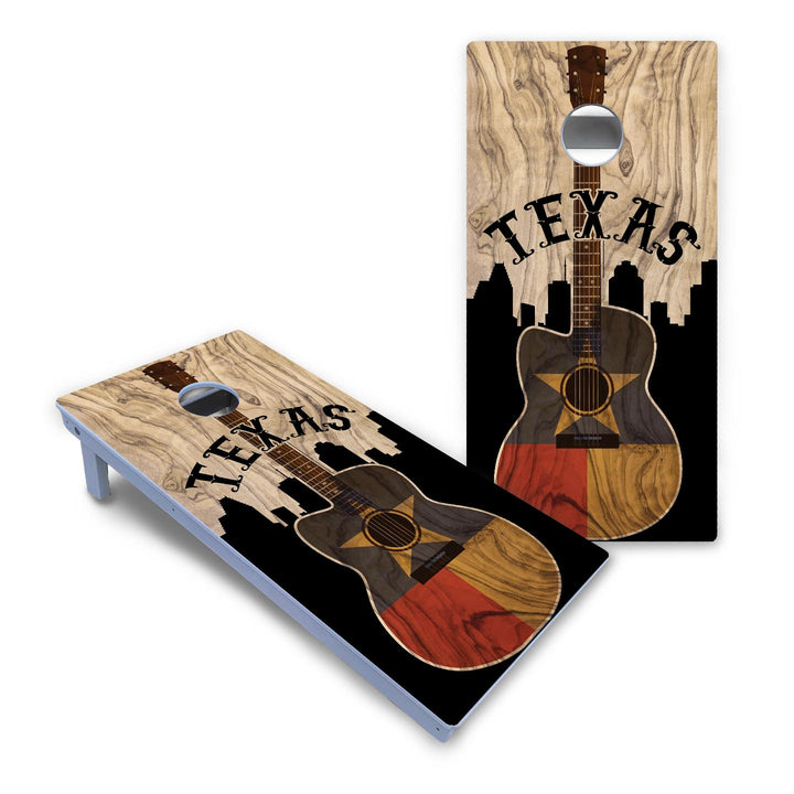 Texas Guitar Cornhole Boards - All Weather Series