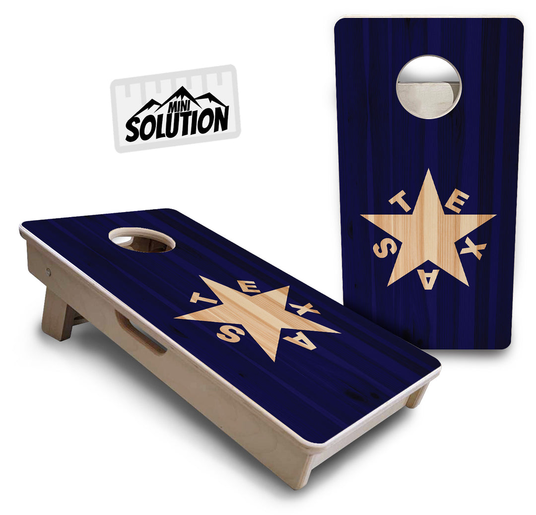 Mini Cornhole Boards - Texas Star