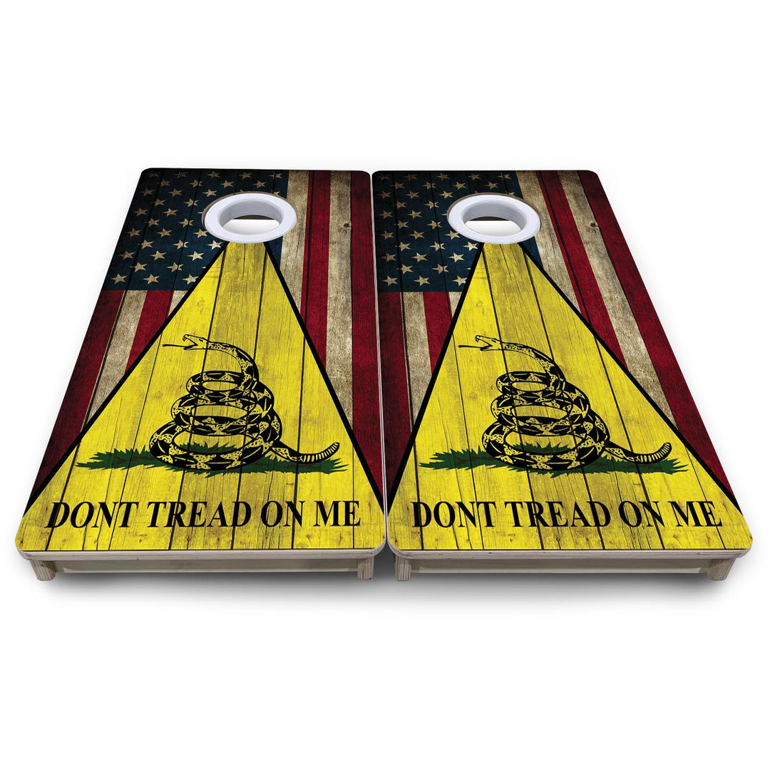 DTOM Rustic Triangle - Mini or Vacation Size Cornhole Boards