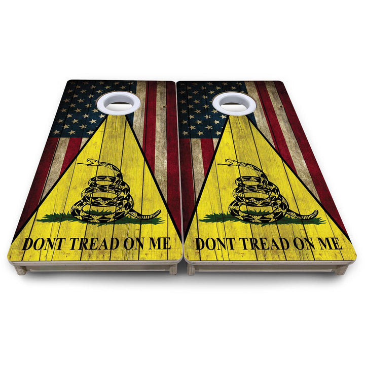 DTOM Rustic Triangle - Mini or Vacation Size Cornhole Boards