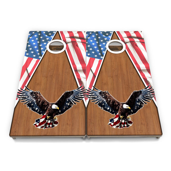 Eagle Flag Cornhole Boards – Tournament Series
