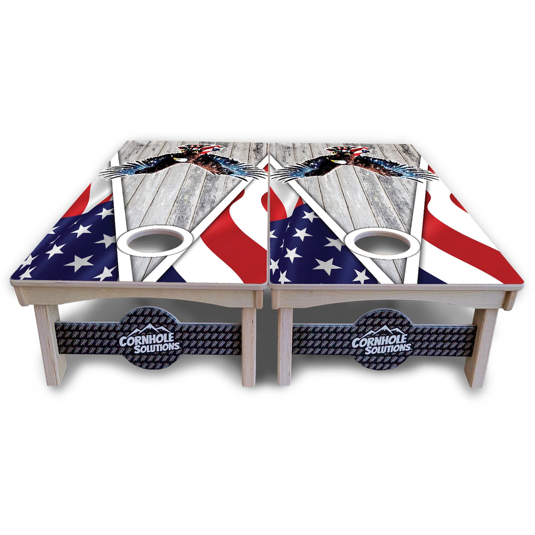 Eagle Flag Cornhole Boards – Pro Lite or Pro Elite