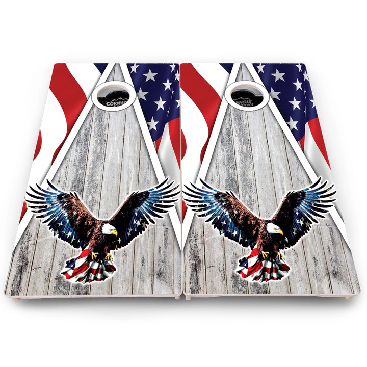 Eagle Flag Cornhole Boards – Pro Lite or Pro Elite