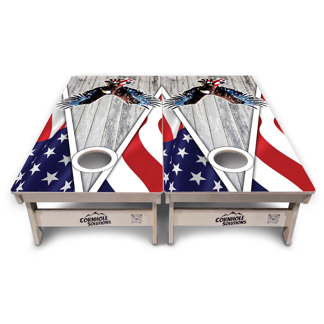Eagle Flag Cornhole Boards – Tournament Series