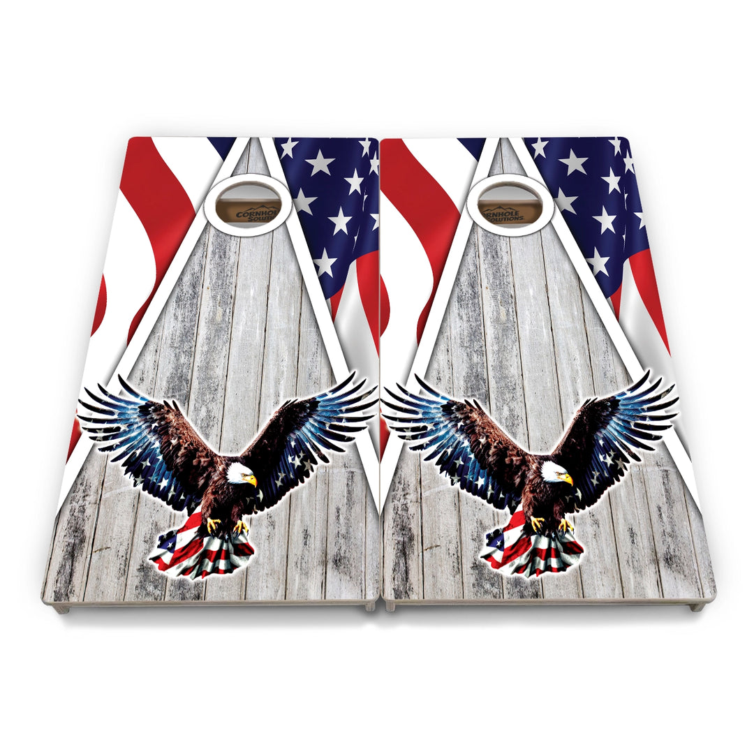 Eagle Flag Cornhole Boards – Tournament Series