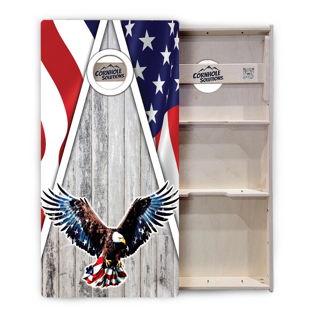 Eagle Flag Cornhole Boards – Tournament Series