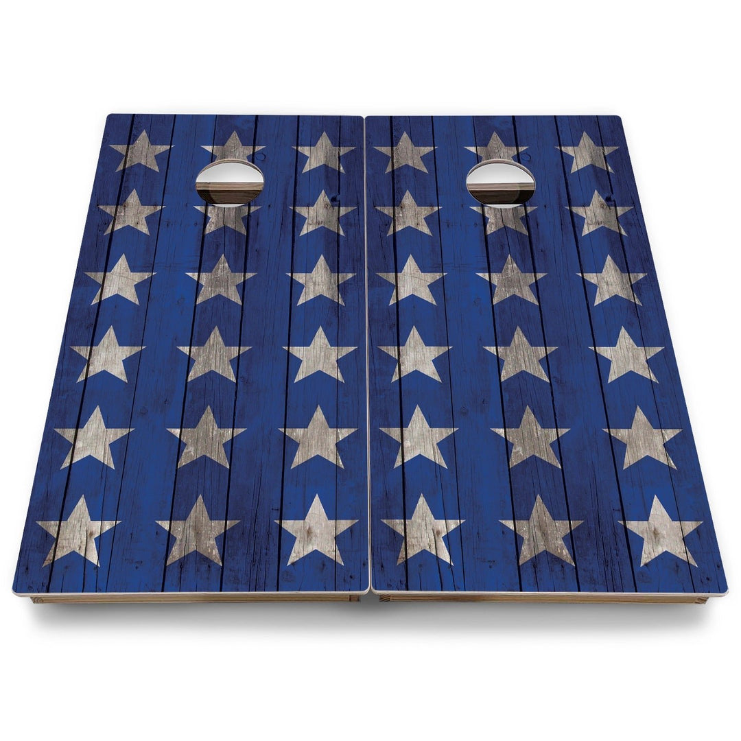 Large Stars & Stripes Cornhole Boards - Backyard Series