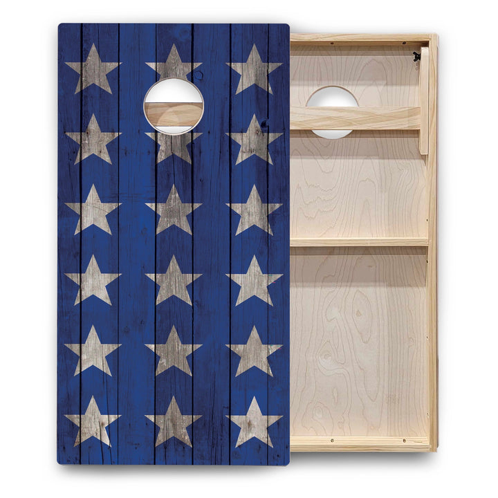 Large Stars & Stripes Cornhole Boards - Backyard Series