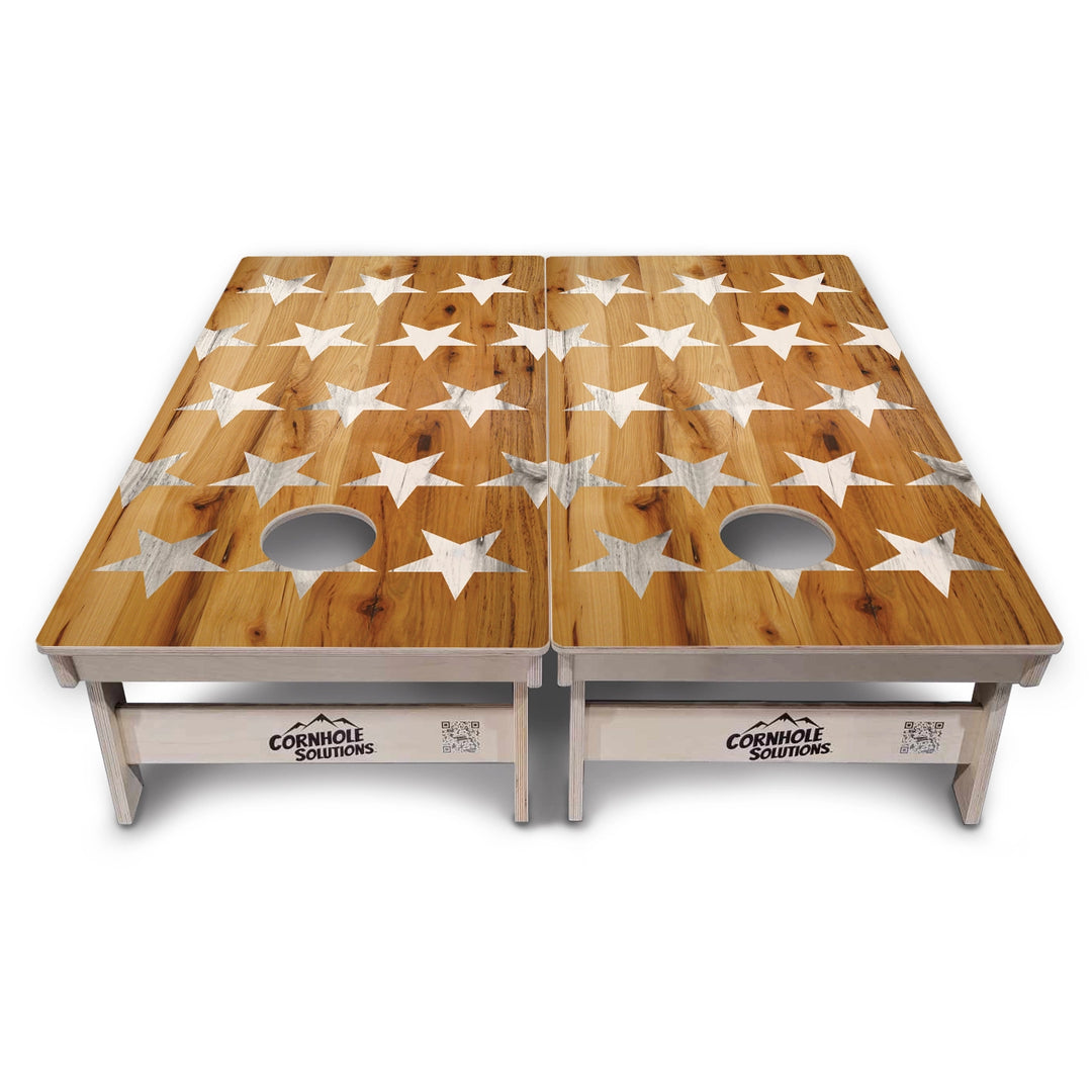 Large Stars & Stripes Cornhole Boards – Tournament Series