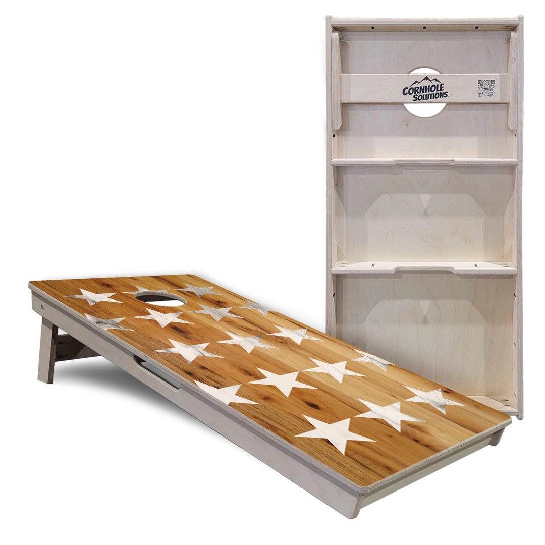 Large Stars & Stripes Cornhole Boards – Tournament Series