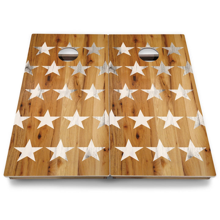 Large Stars & Stripes Cornhole Boards - Backyard Series