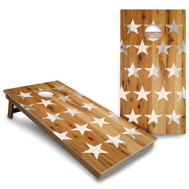 Large Stars & Stripes Cornhole Boards - Backyard Series
