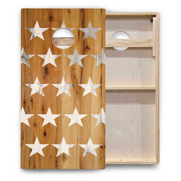 Large Stars & Stripes Cornhole Boards - Backyard Series