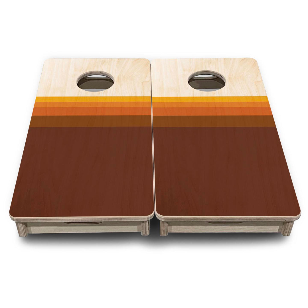 Retro Gradient - Mini or Vacation Size Cornhole Boards