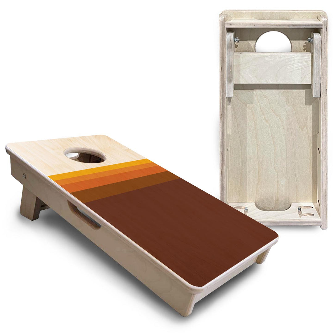 Retro Gradient - Mini or Vacation Size Cornhole Boards