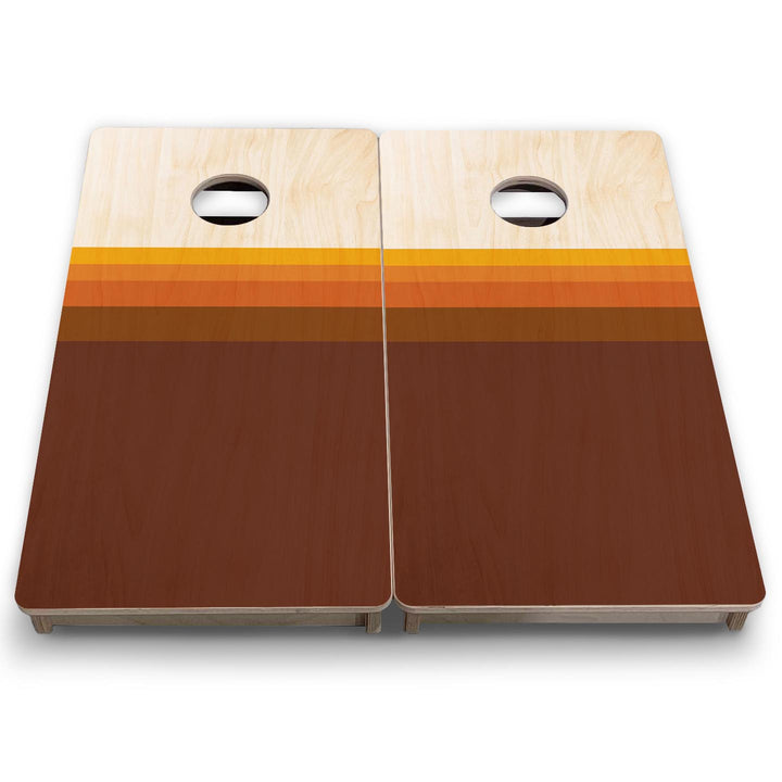 Retro Gradient - Mini or Vacation Size Cornhole Boards