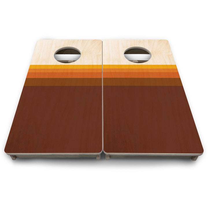 Retro Gradient - Mini or Vacation Size Cornhole Boards