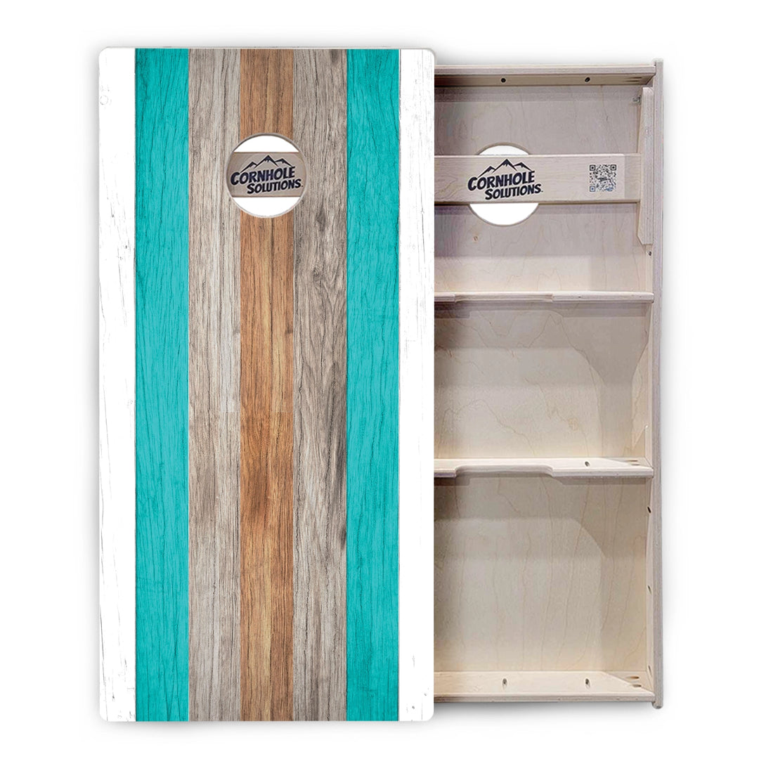 Beach Stripe Cornhole Boards – Tournament Series