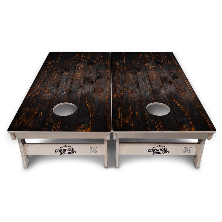 Dark Wood Cornhole Boards – Tournament Series