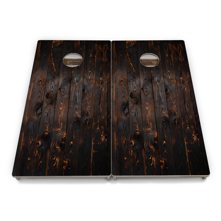 Dark Wood Cornhole Boards – Tournament Series