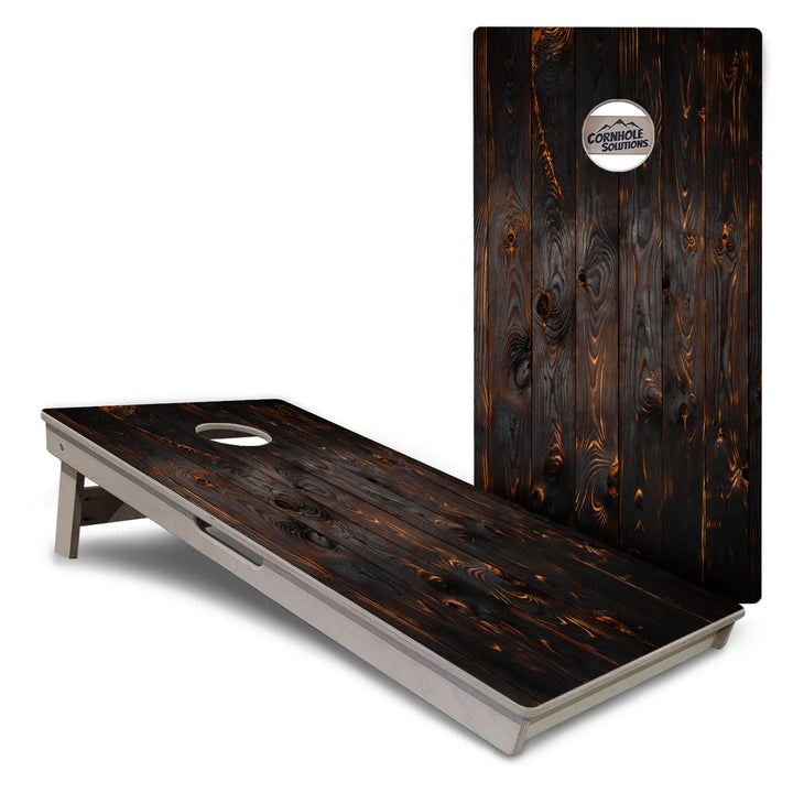 Dark Wood Cornhole Boards – Tournament Series