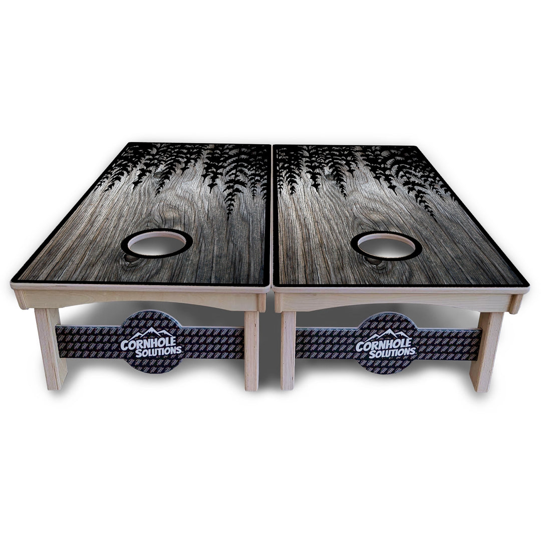 Pine Trees Cornhole Boards – Pro Lite or Pro Elite