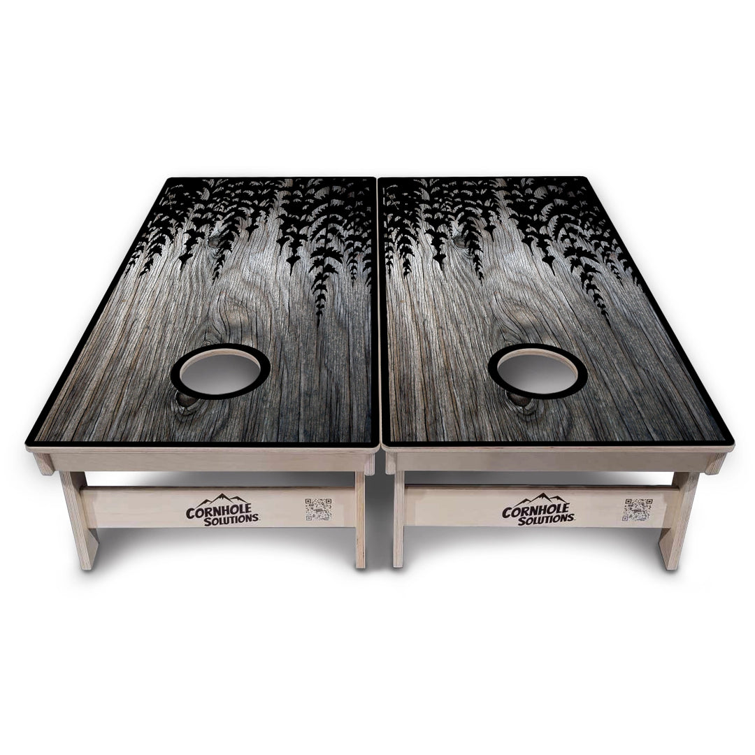 Pine Trees Cornhole Boards – Tournament Series