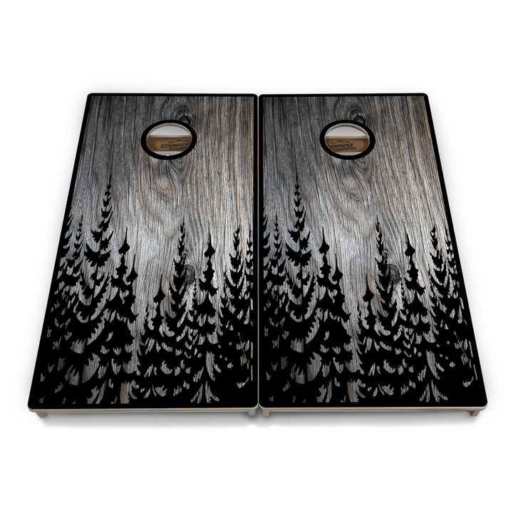 Pine Trees Cornhole Boards – Tournament Series