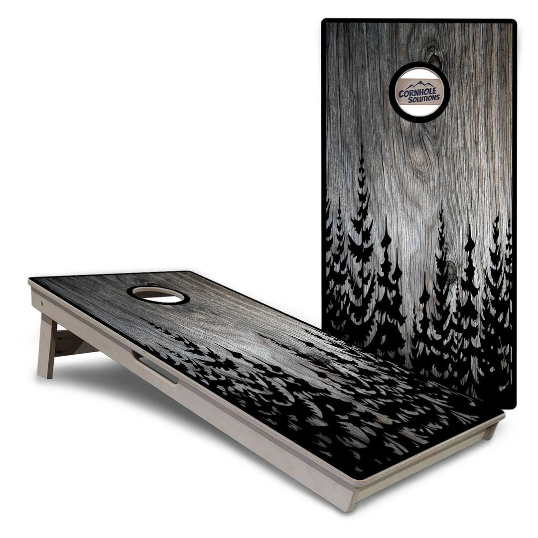 Pine Trees Cornhole Boards – Tournament Series