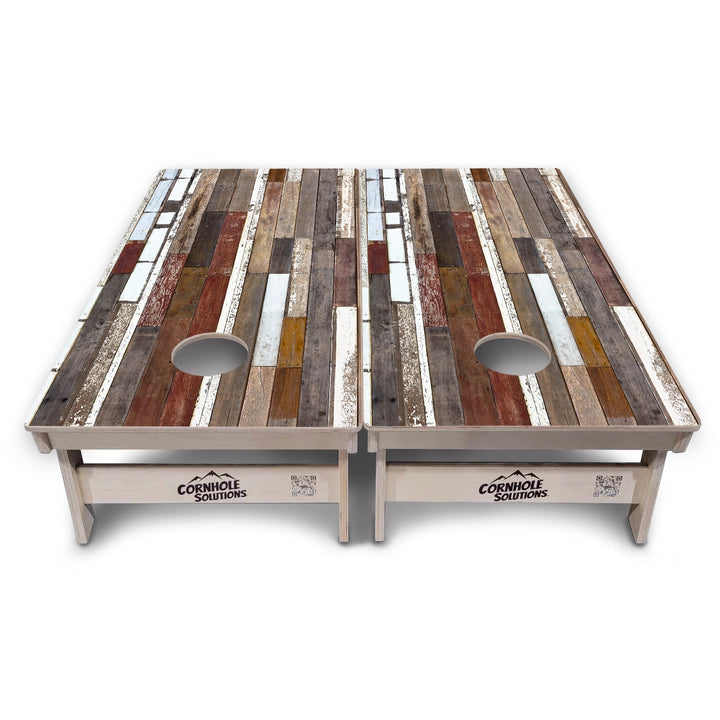 Colorful Planks Cornhole Boards – Tournament Series