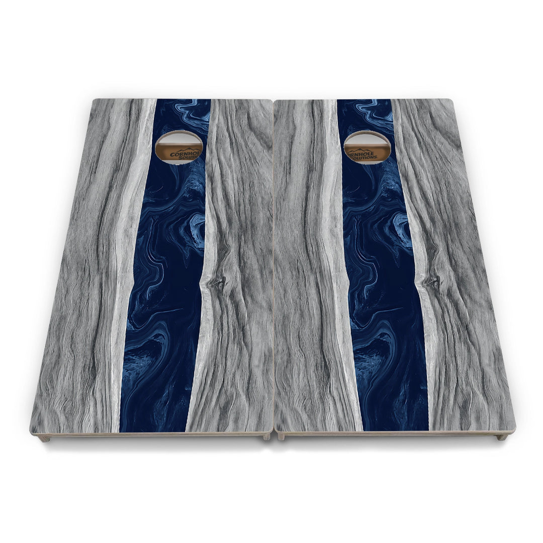 Live Edge River Cornhole Boards – Tournament Series