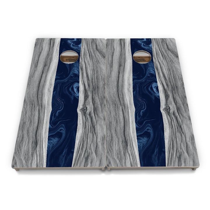 Live Edge River Cornhole Boards – Tournament Series