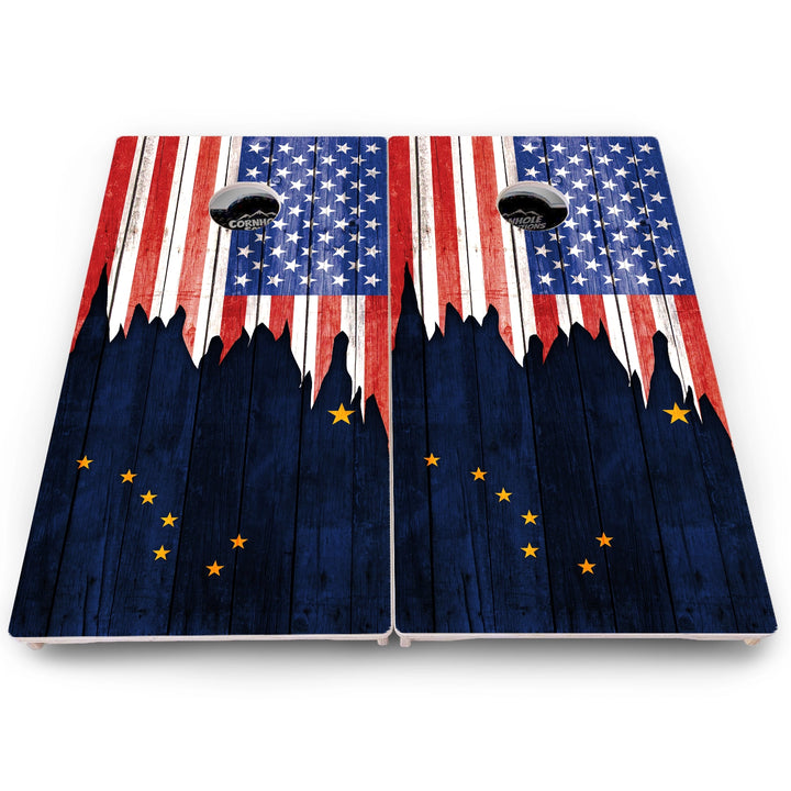 State Flag Cornhole Boards – AL to GA – Pro Lite or Pro Elite