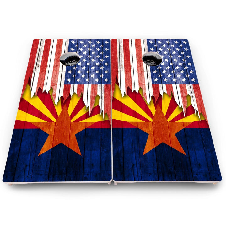 State Flag Cornhole Boards – AL to GA – Pro Lite or Pro Elite