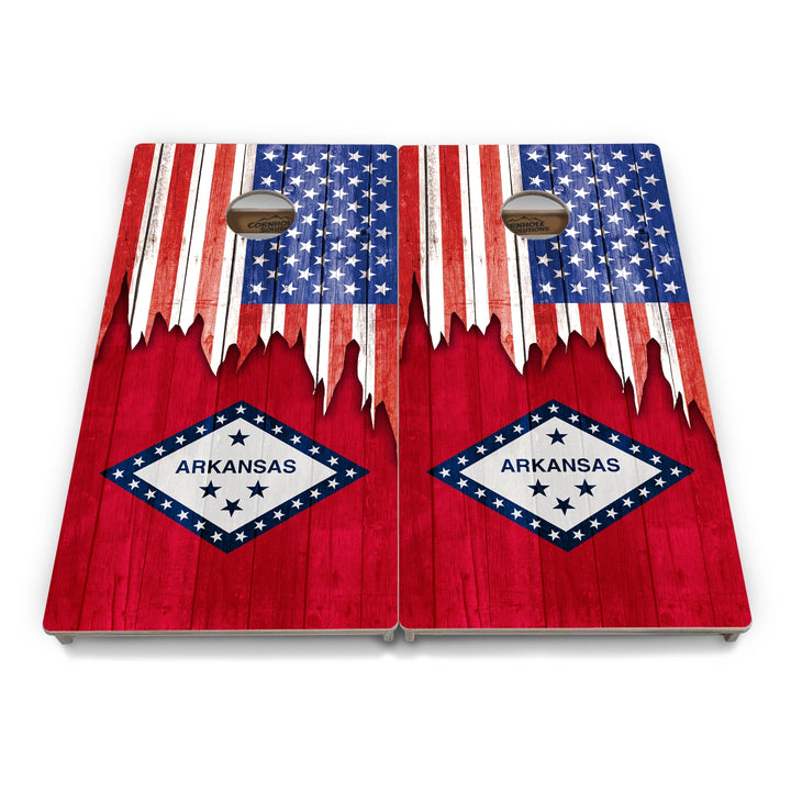 State Flag Cornhole Boards – AL–GA – Tournament Series