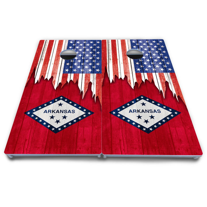 State Flag Designs Alabama to Georgia Cornhole Boards - All Weather Series