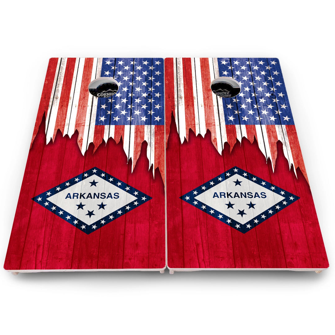 State Flag Cornhole Boards – AL to GA – Pro Lite or Pro Elite