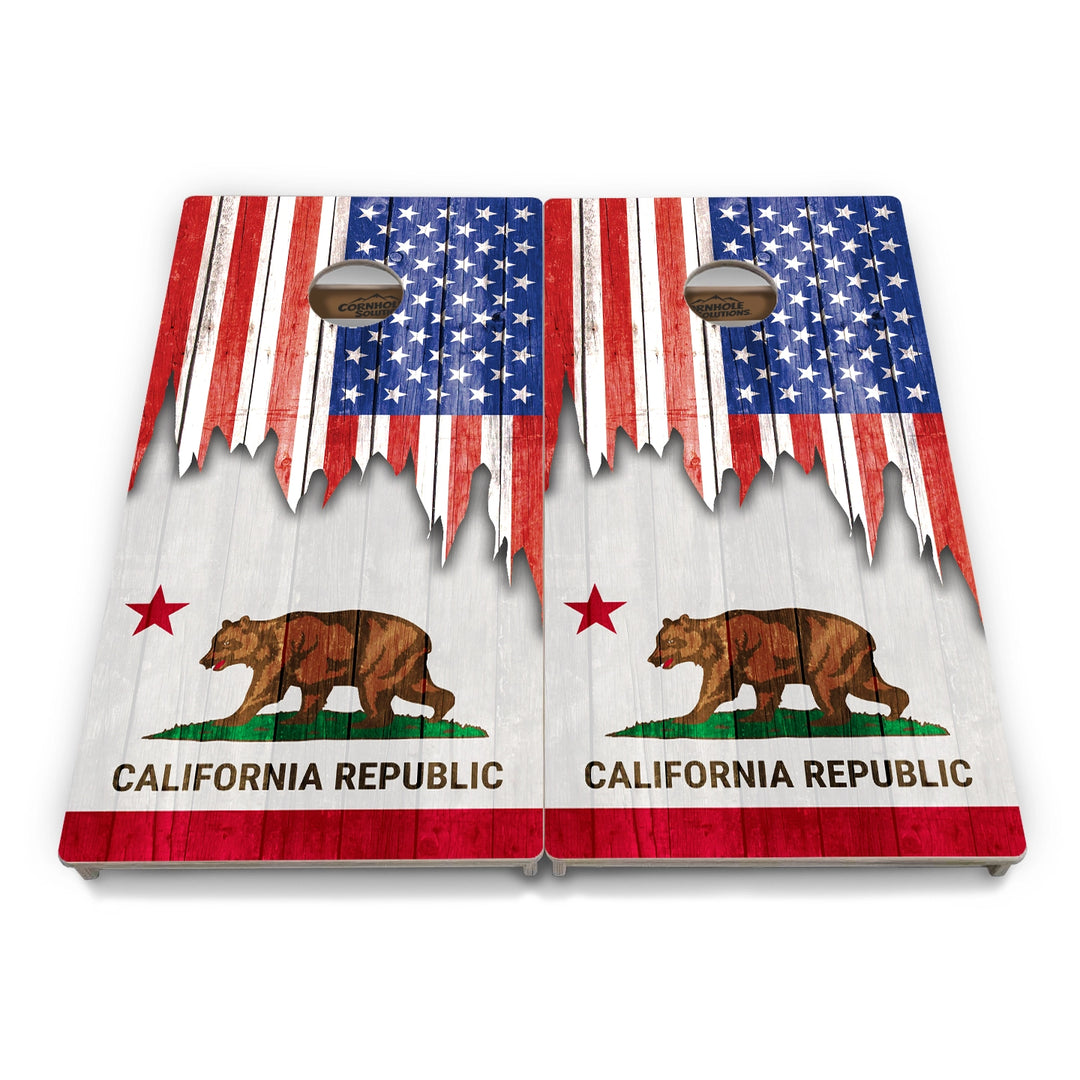 State Flag Cornhole Boards – AL–GA – Tournament Series