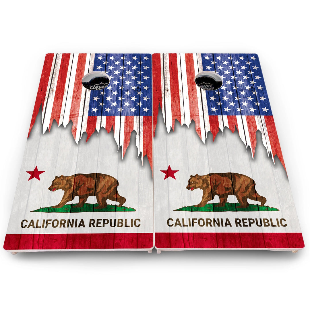 State Flag Cornhole Boards – AL to GA – Pro Lite or Pro Elite
