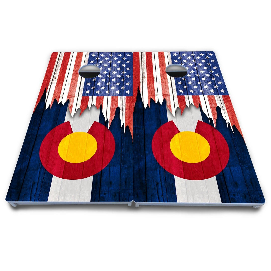State Flag Designs Alabama to Georgia Cornhole Boards - All Weather Series