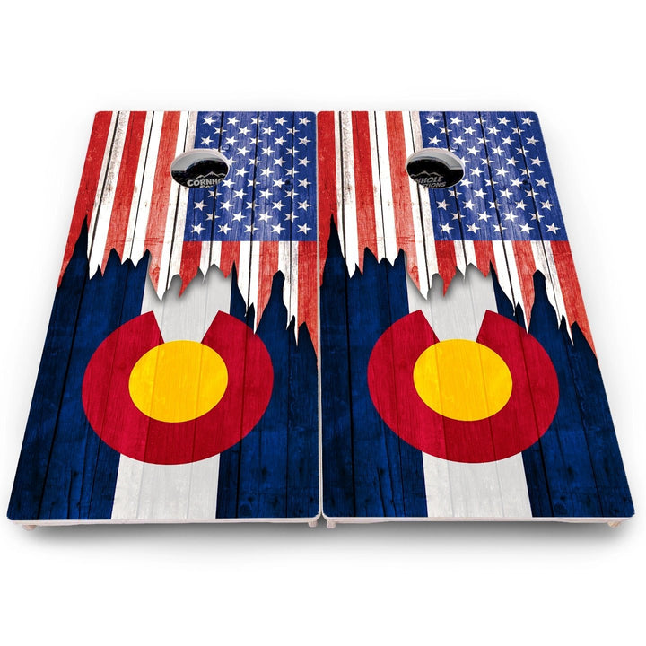 State Flag Cornhole Boards – AL to GA – Pro Lite or Pro Elite