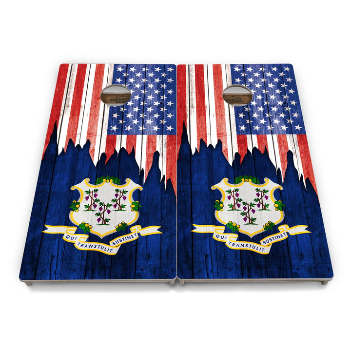 State Flag Cornhole Boards – AL–GA – Tournament Series