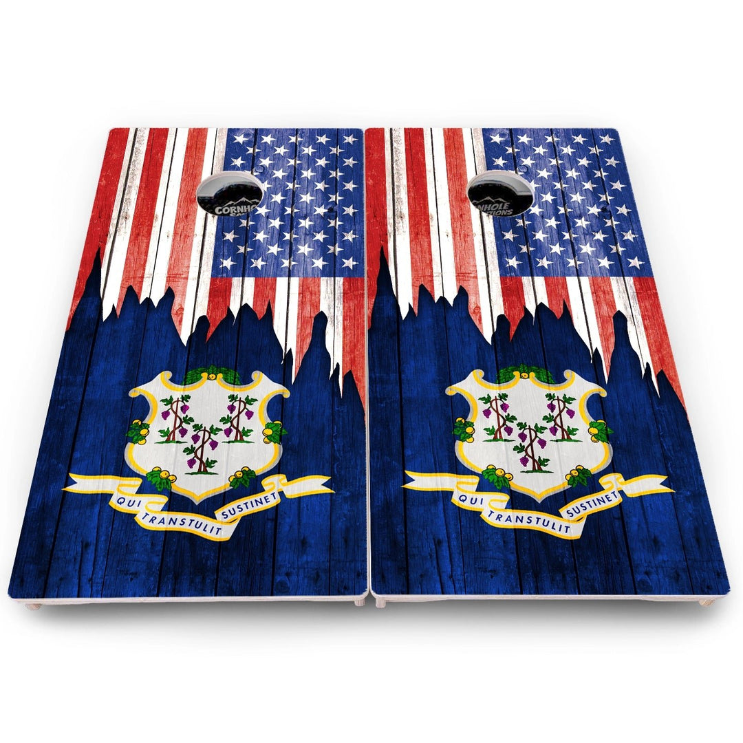 State Flag Cornhole Boards – AL to GA – Pro Lite or Pro Elite