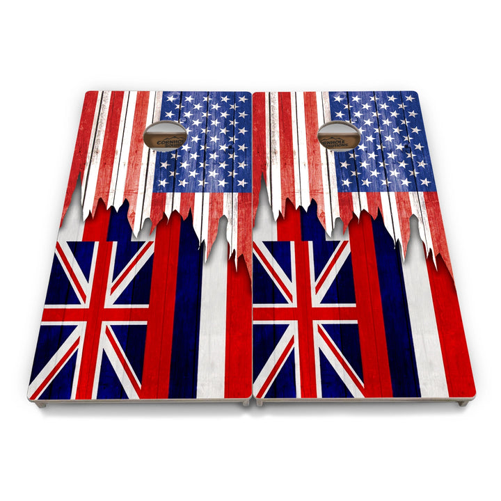 State Flag Cornhole Boards – HI–MD – Tournament Series