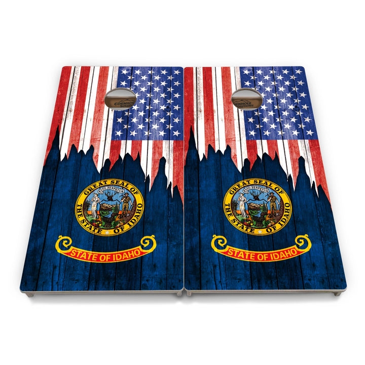 State Flag Cornhole Boards – HI–MD – Tournament Series