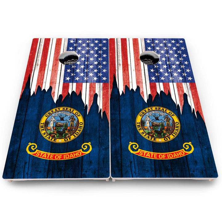 State Flag Cornhole Boards – HI to MD – Pro Lite or Pro Elite