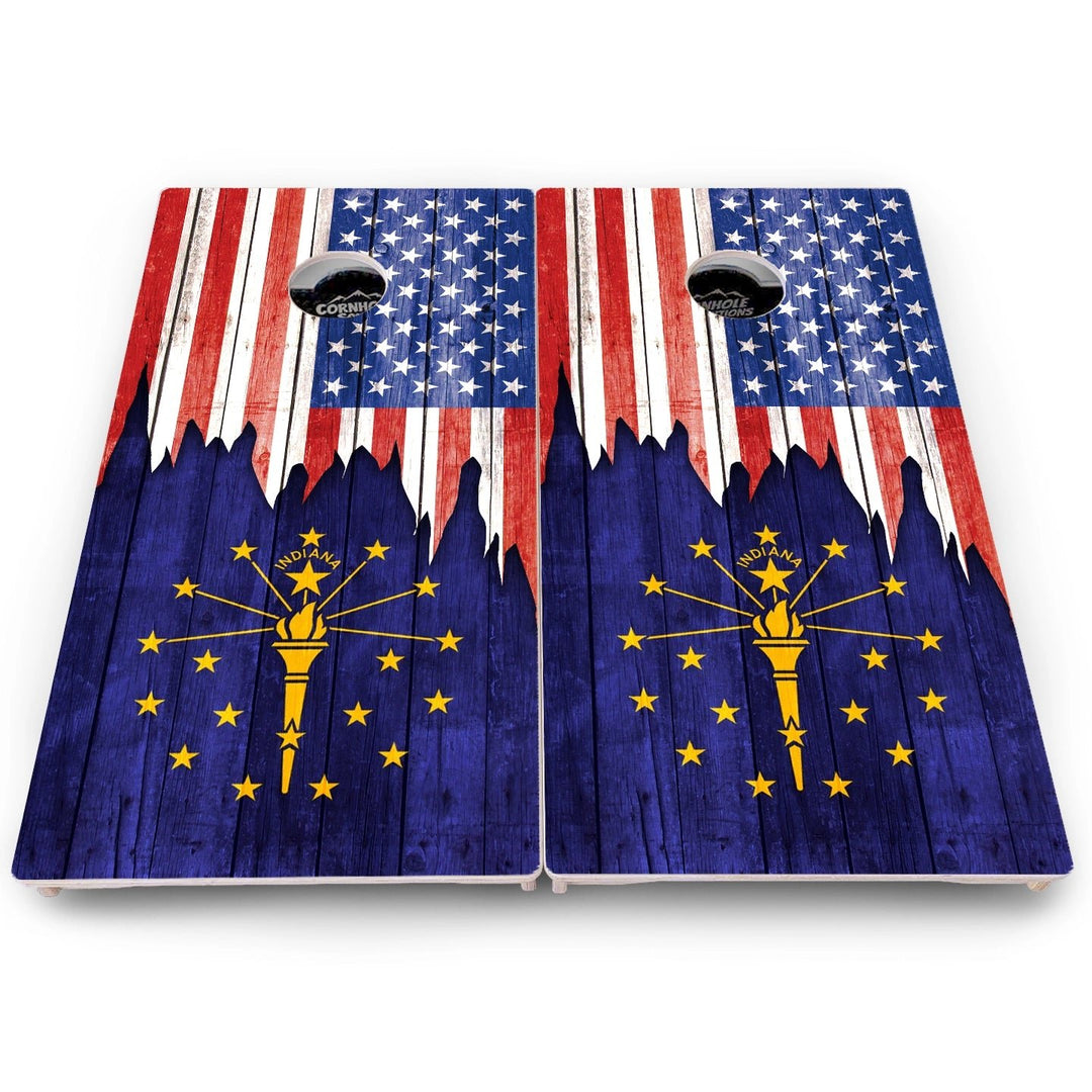 State Flag Cornhole Boards – HI to MD – Pro Lite or Pro Elite